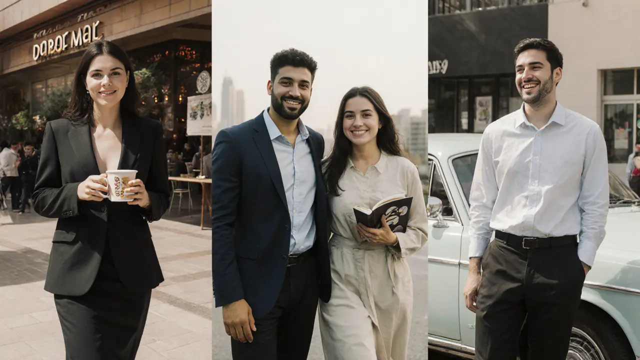 Diverse independent escorts in Dubai enjoying quiet, authentic moments of companionship.