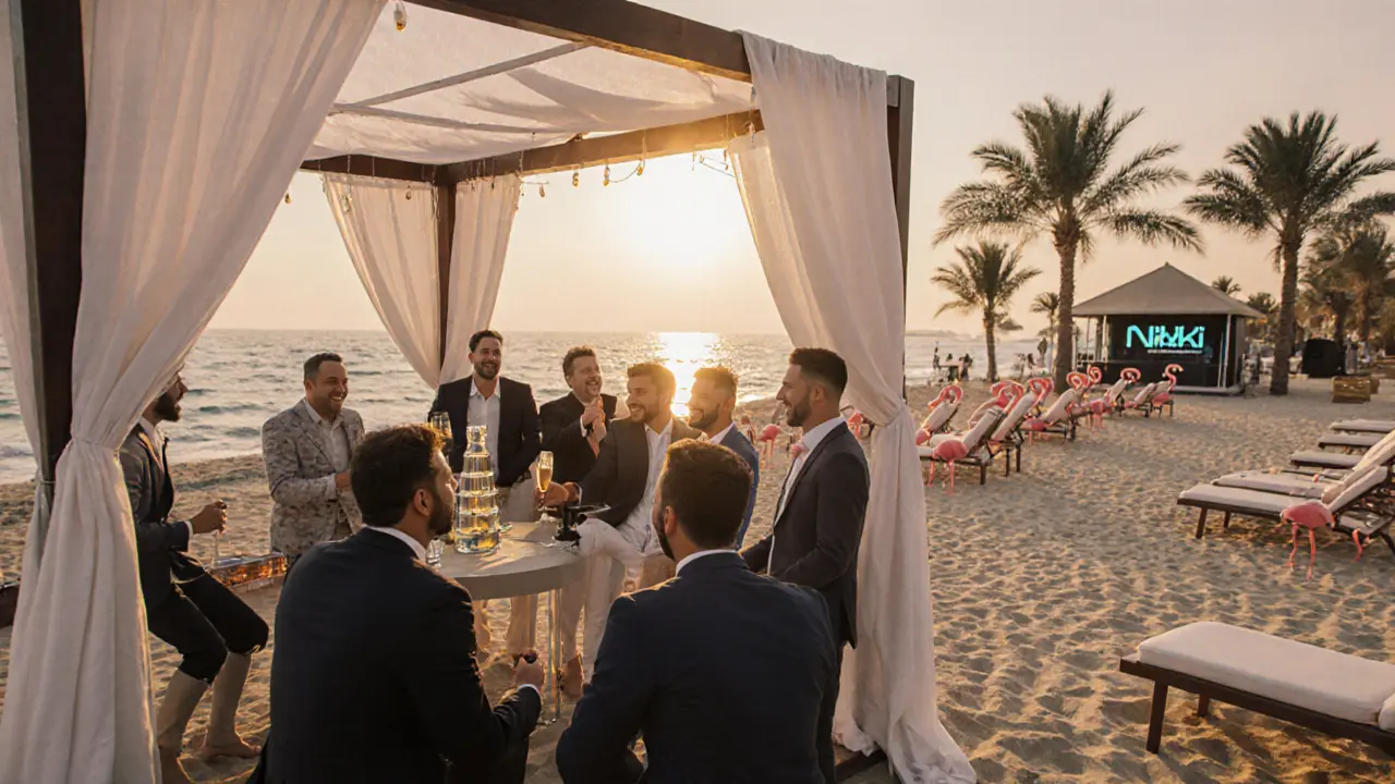 Dubai's Best Beach Clubs for a Bachelor Party Celebration