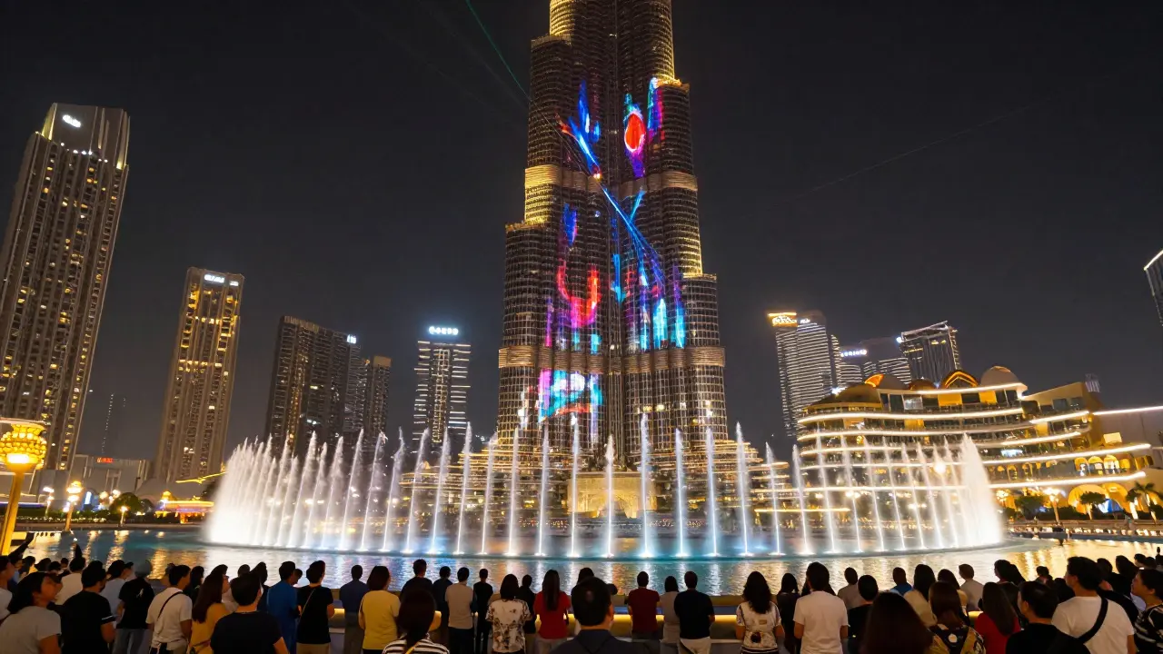The Best Places to Watch Fireworks and Light Shows in Dubai at Night